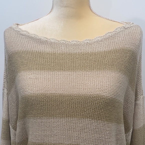 LOFT striped boatneck sweater size M - Picture 5 of 10